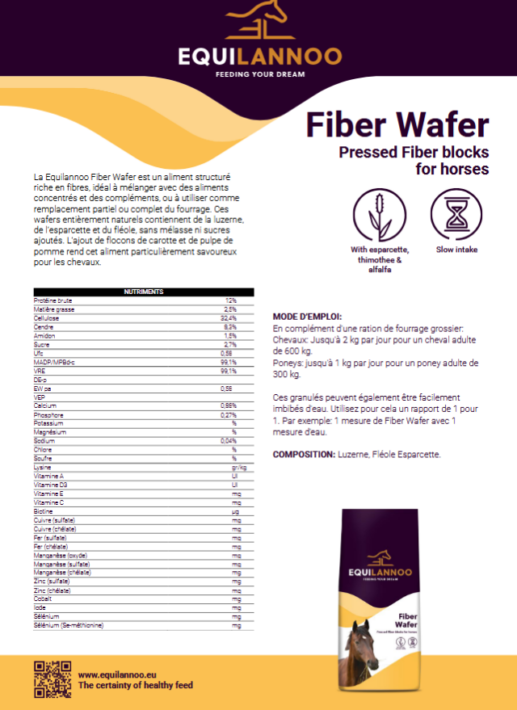 FICHE TECHNIQUE FIBER WAFER