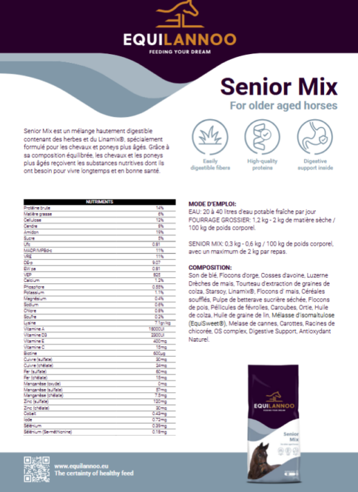 FICHE TECHNIQUE SENIOR MIX